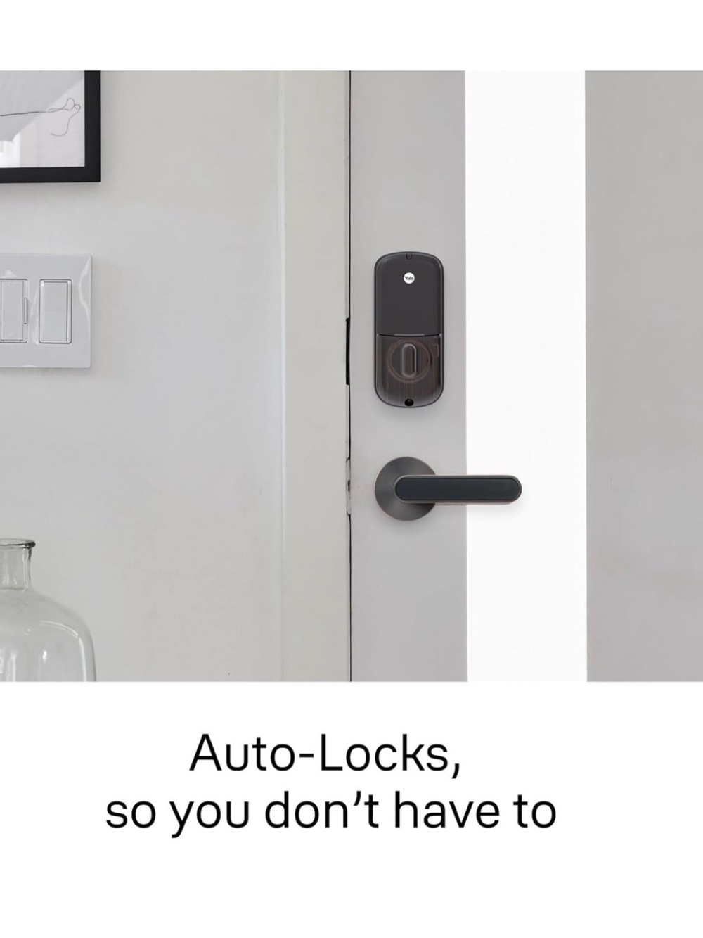 Yale Assure Lock SL with Kincaid BK Touchscreen Deadbolt with Matching Lever,